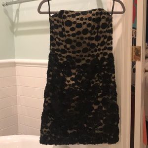 strapless semi dress